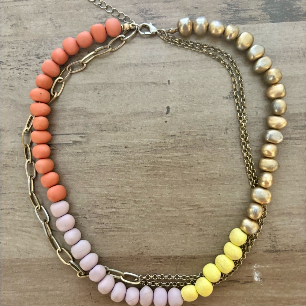 Colorful Beaded Necklace - Picture 2 of 2